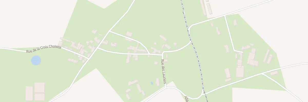 Plan du 23 Rue de la Croix Cholette à Messé