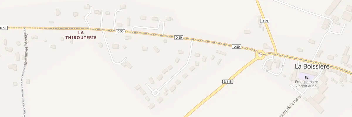 Plan du 5073 Les Coutures à La Boissière