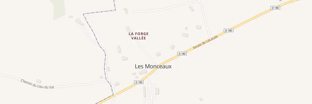 Plan du 5052 La Gde Cour de la Forge aux Monceaux