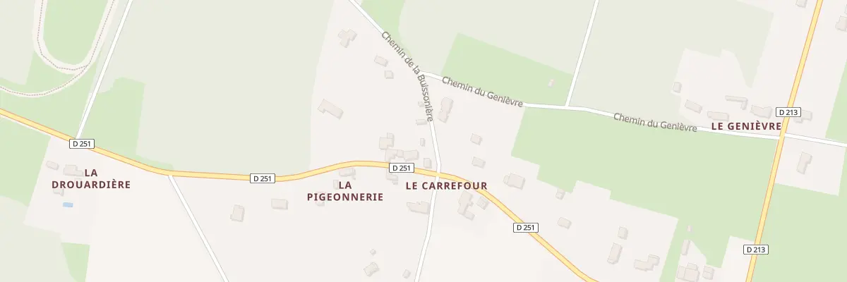 Plan du 1 Chem de la Buissoniere à Parigné-le-Pôlin