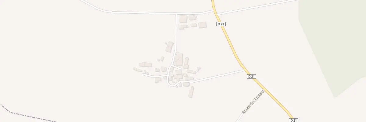 Plan du 13 Le Montazeau à Bors (Canton de Tude-et-Lavalette)