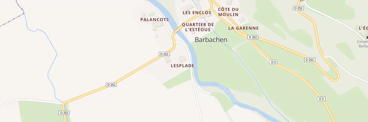 Plan du 29 Qua de l’Estéous à Barbachen