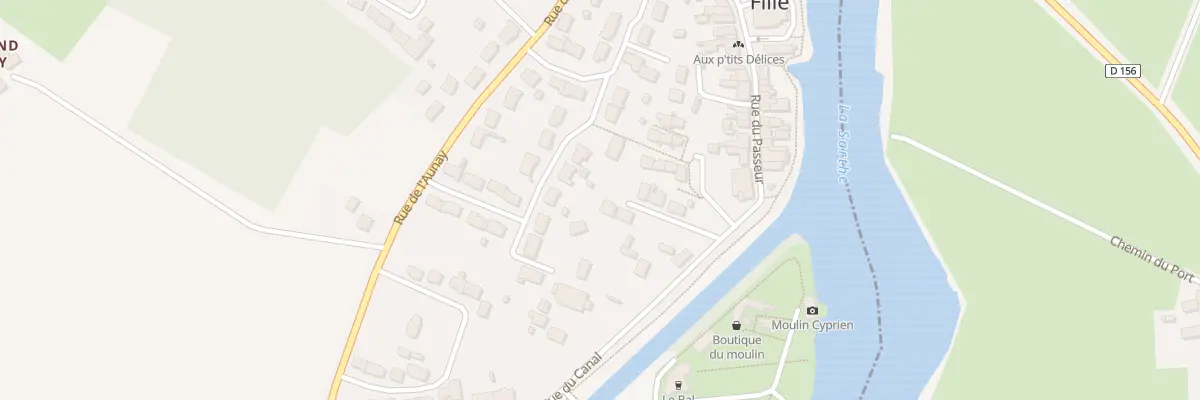 Plan du 6 Imp du Canal à Fillé