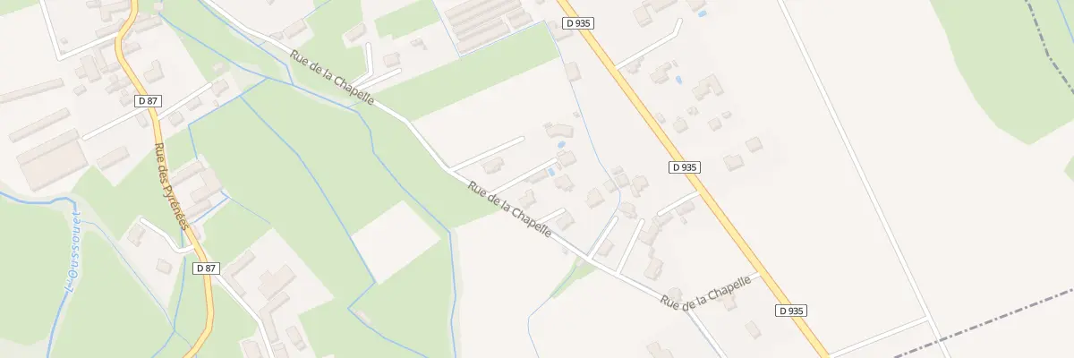 Plan du 23 Rue de la Chapelle à Trébons