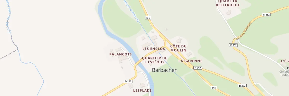 Plan du 5003 Les Enclos à Barbachen