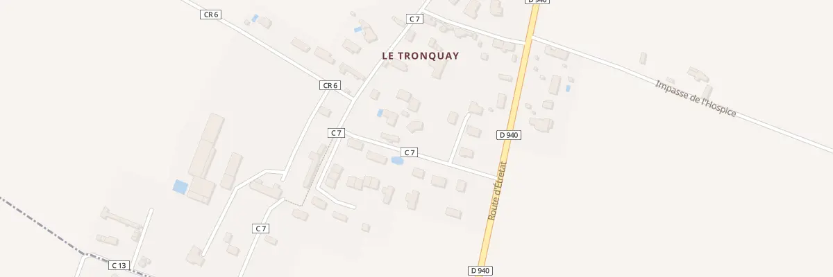 Plan du 8B Rue du Tronquay à Cauville-sur-Mer
