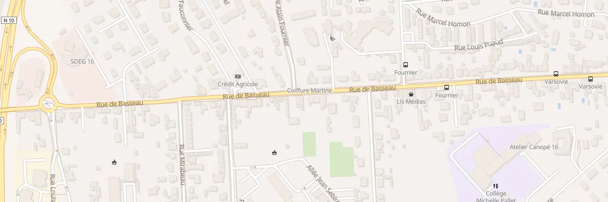 Plan du 269 Rue de Basseau à Angoulême