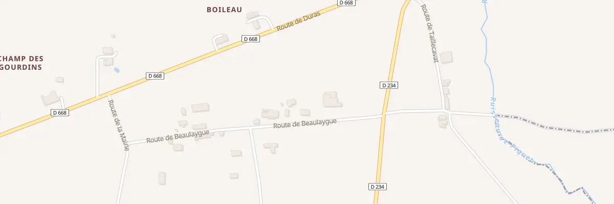 Plan du 2 Maison Neuve à Cours-de-Monségur