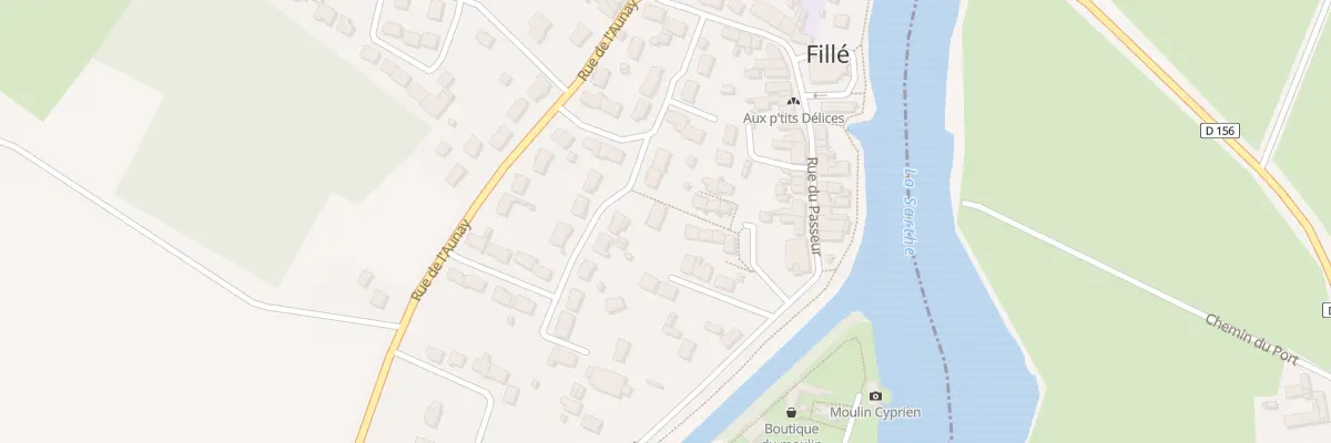 Plan du 5 Rue du Maisonnier à Fillé