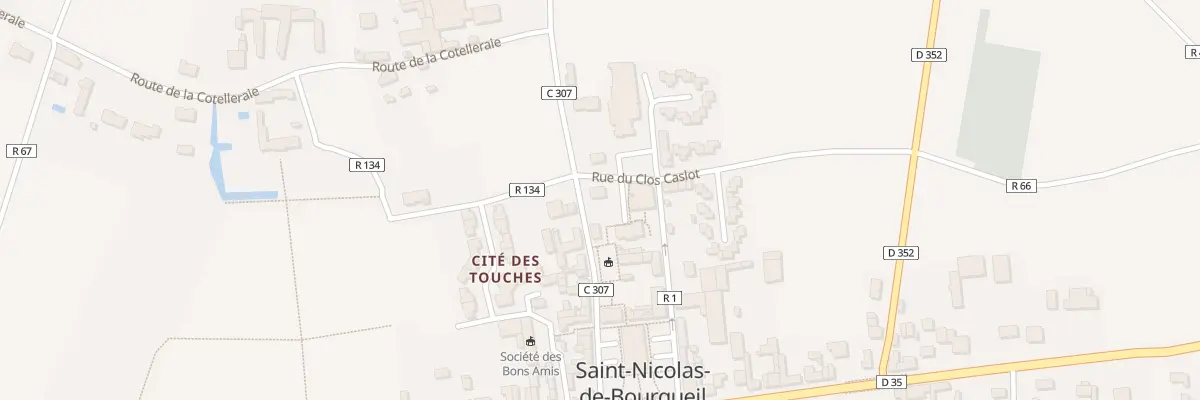 Plan du 570 Le Bourg à Saint-Nicolas-de-Bourgueil