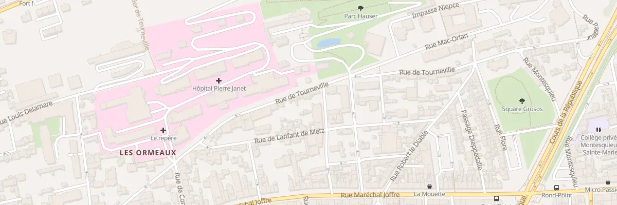 Plan du 98 Rue de Tourneville au Havre