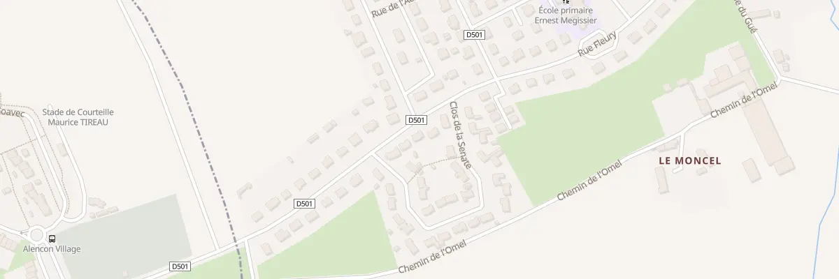 Plan du 17 Rue d’Alençon à Cerisé