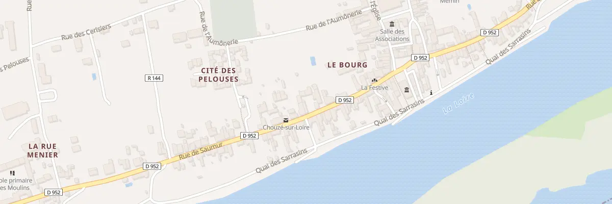 Plan du 24 Rue de Saumur à Chouzé-sur-Loire