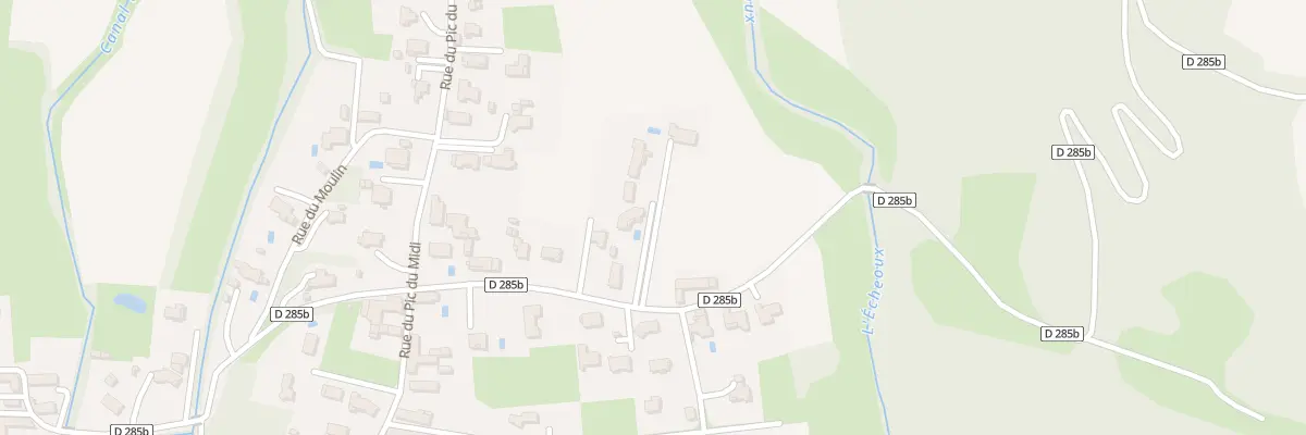 Plan du 13 Rte du Hameau à Allier