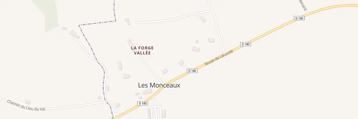 Plan du 5084 La Forge Vallee aux Monceaux