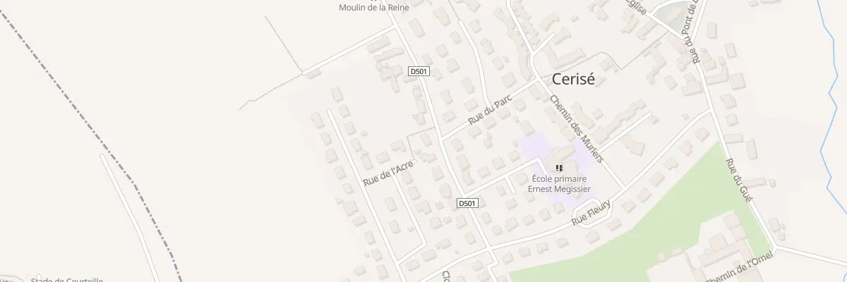 Plan du 11 Rue de Bel Air à Cerisé