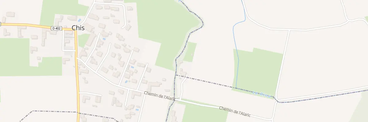 Plan du 9 Che de l’Alaric à Dours