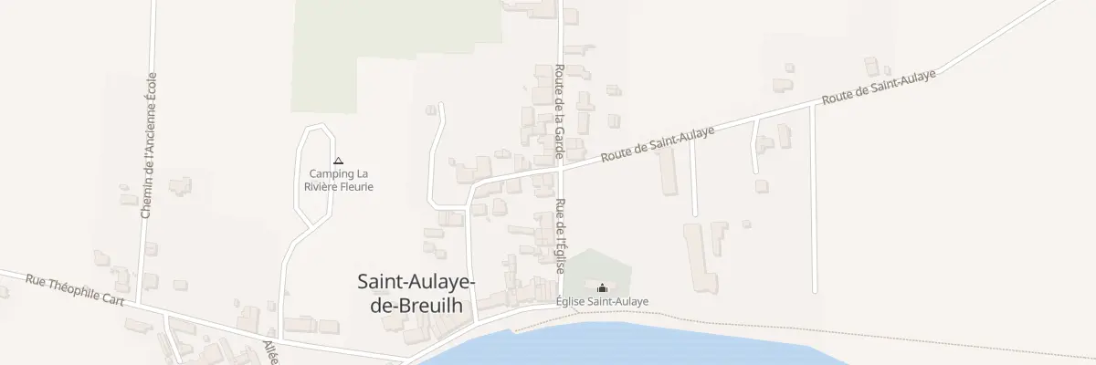 Plan du 8 Rue de l’Eglise à Saint-Antoine-de-Breuilh