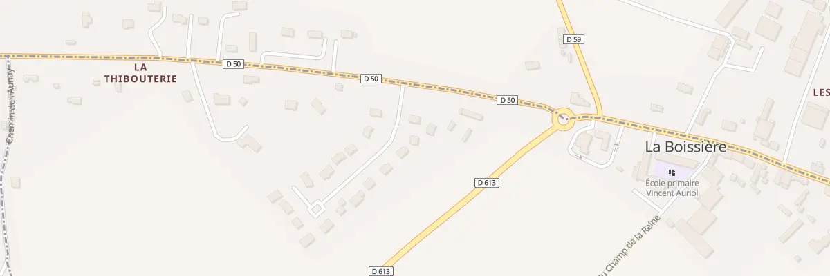 Plan du 5068 Les Coutures à La Boissière