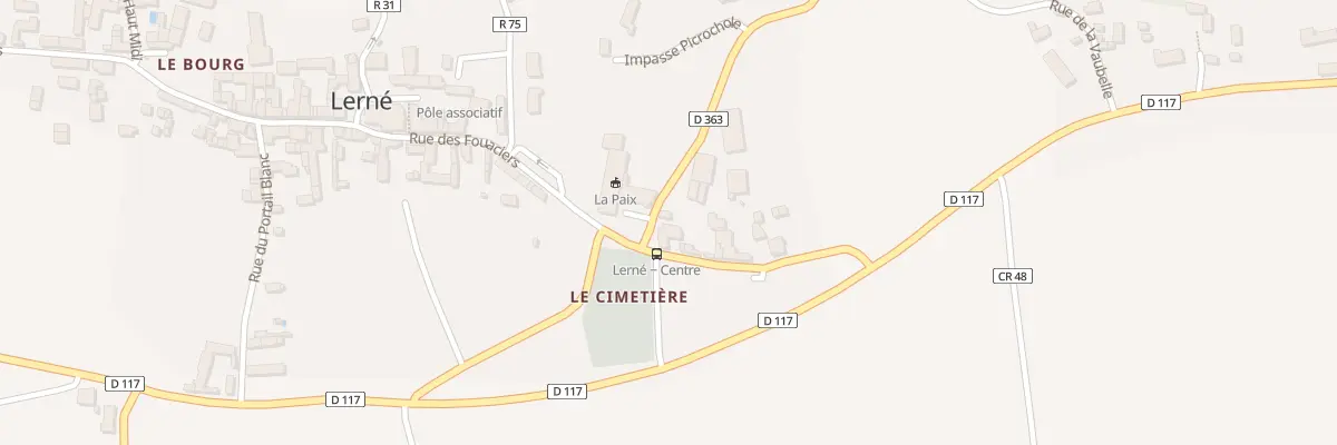 Plan du 14 Rte de Chinon à Lerné
