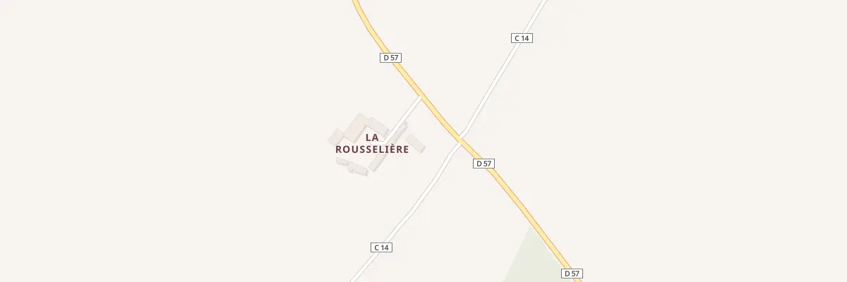 Plan du 1 La Rousselière à Rom