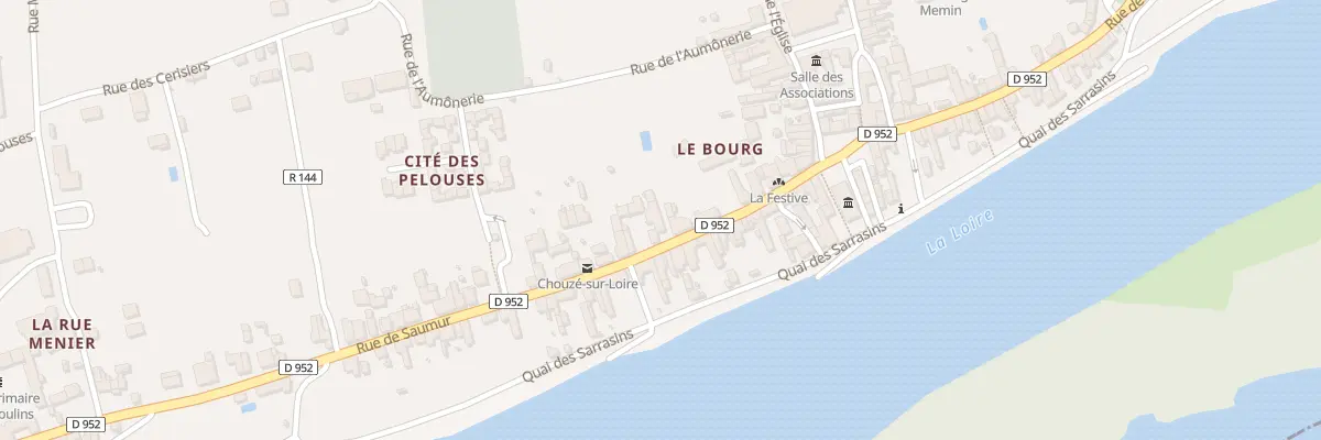 Plan du 20 Rue de Saumur à Chouzé-sur-Loire