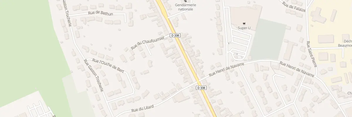 Plan du 79 Av de la Division Leclerc à Beaumont-sur-Sarthe