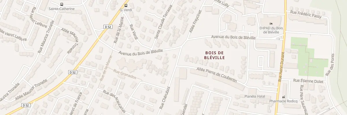 Plan du 59 Rue Chérubini au Havre