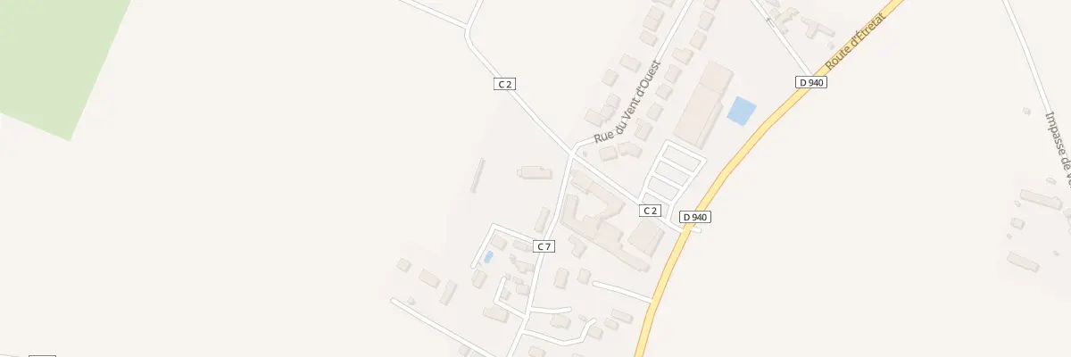 Plan du 33 Rue du Tronquay à Cauville-sur-Mer
