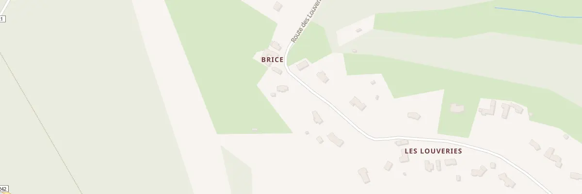 Plan du 23 Rte des Louveries Brice à La Bazoge