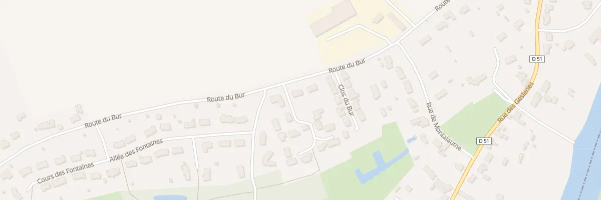 Plan du 3 Rte du Bur à Fillé