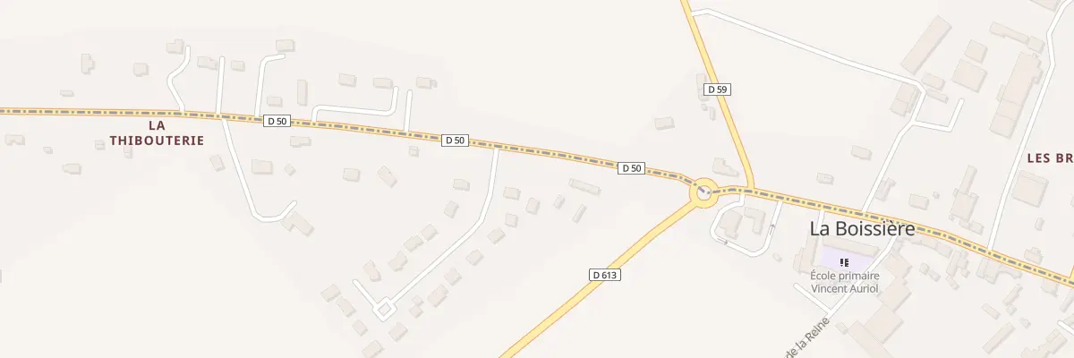 Plan du 2 Les Coutures à La Boissière