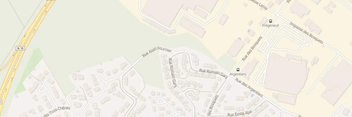 Plan du 30 Rue Romain Gary à Angoulême
