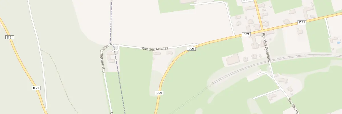 Plan du 7 Rte de Laslades à Sarrouilles