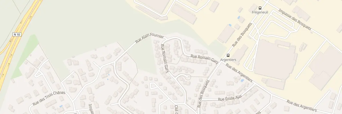 Plan du 24 Rue Romain Gary à Angoulême