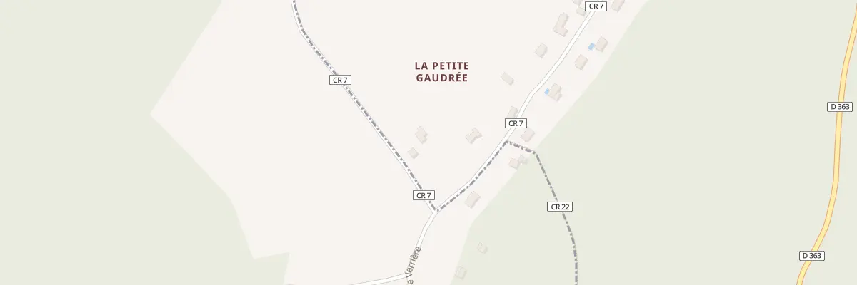 Plan du 120 Val de Verrière à Thizay