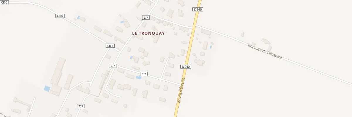 Plan du 6 Rue du Tronquay à Cauville-sur-Mer