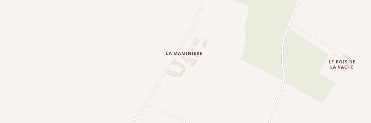 Plan du 5 La Maminiere à Vézières