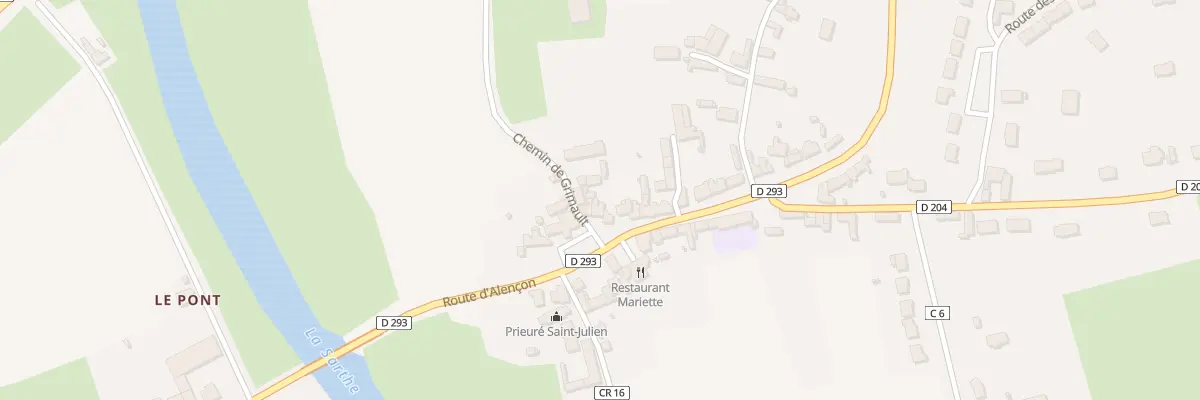 Plan du 5 Rte d’Alençon à Saint-Marceau