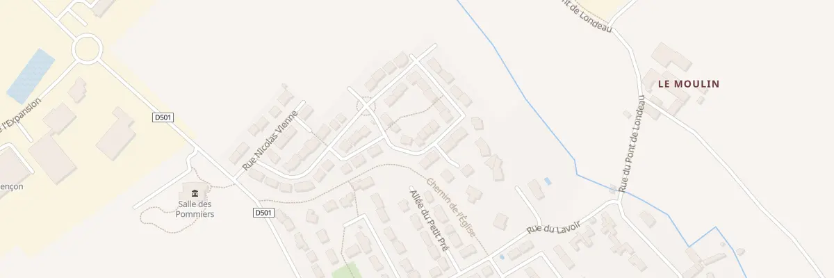 Plan du 9 Rue François Delacour à Cerisé