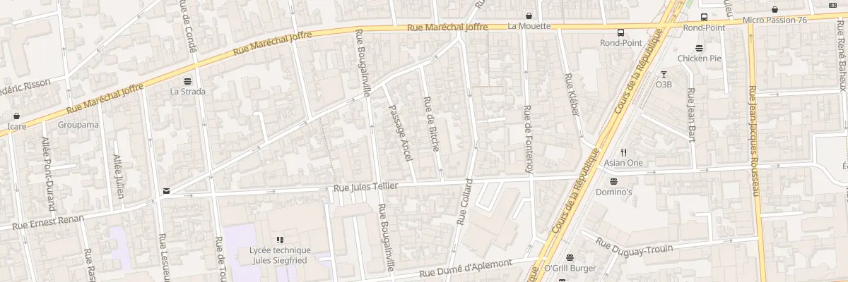 Plan du 11 Rue de Bitche au Havre