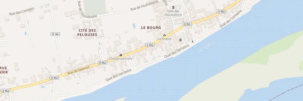Plan du 21 Rue de Saumur à Chouzé-sur-Loire