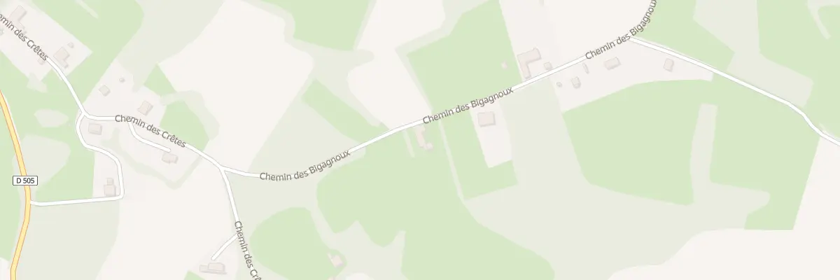 Plan du 5062 Che des Bigagnoux à Monfaucon