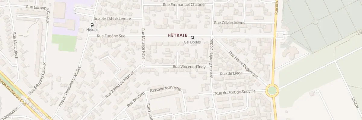 Plan du 21 Rue Vincent d’Indy au Havre