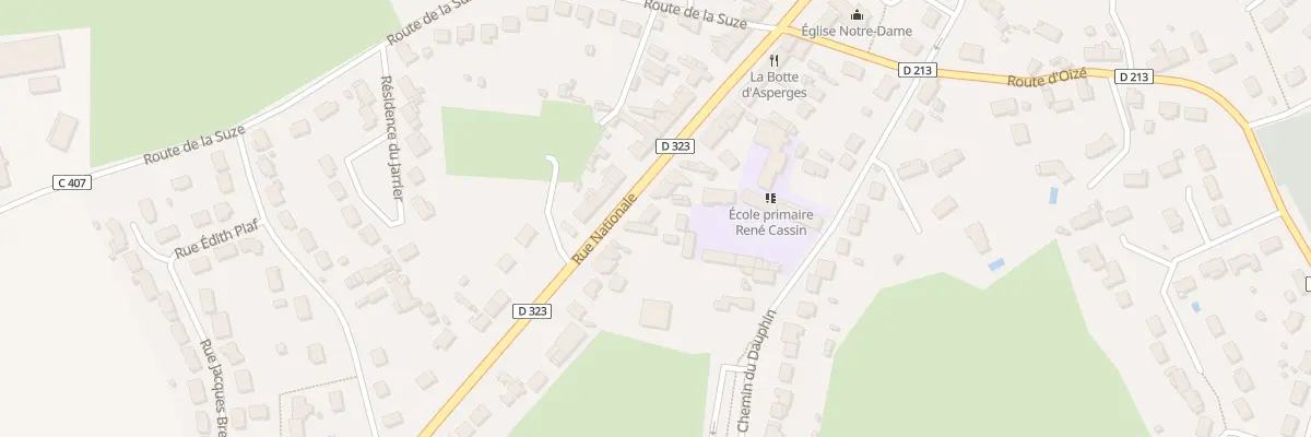 Plan du 67 Rte Nationale à Guécélard