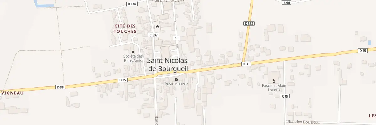 Plan du 414 Le Bourg à Saint-Nicolas-de-Bourgueil