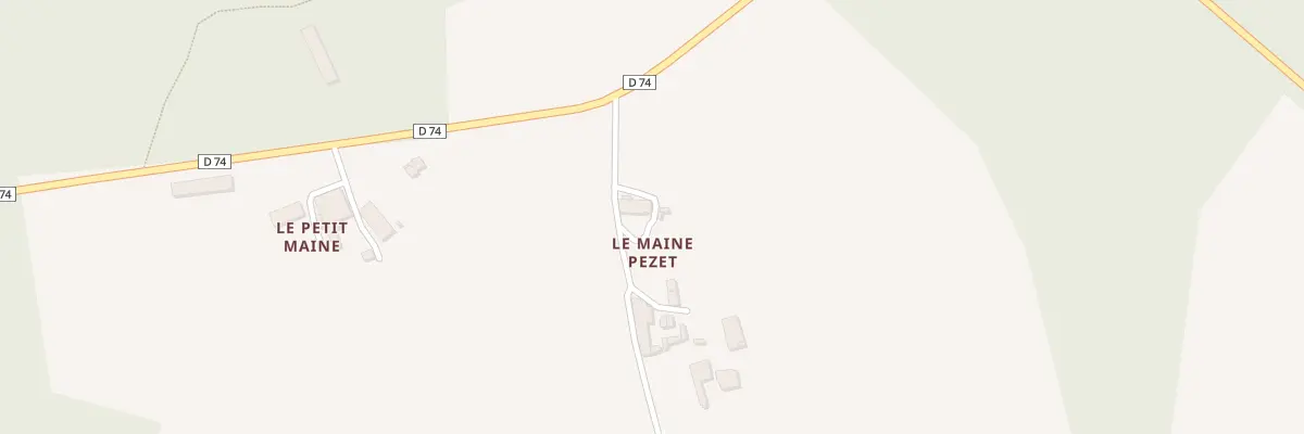 Plan du 5581 Le Maine Peze à Montmoreau