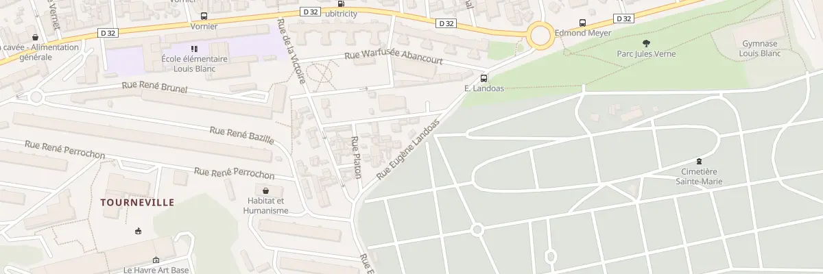 Plan du 53 Rue Eugène Landoas au Havre