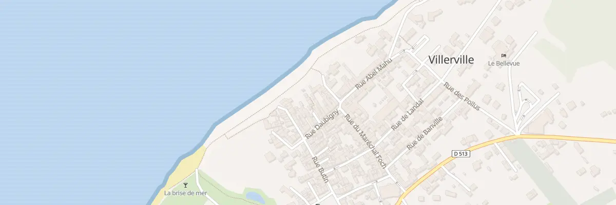 Plan du 22 Rue Daubigny à Villerville