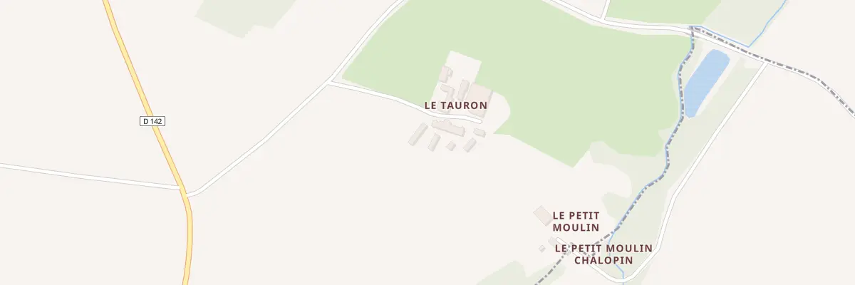 Plan du 2355 Rte de Bel Ebat à La Pellerine